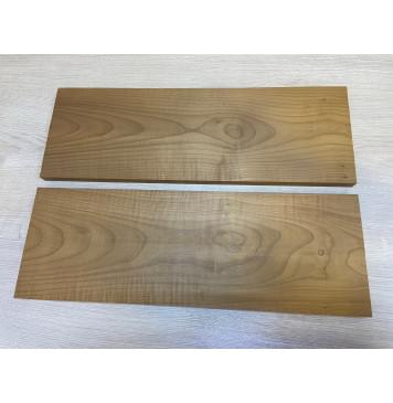 Клён Белый Печёный 180гр заготовка на топ Тангент АА 17х174х510 мм - 2шт (книжкой)-8