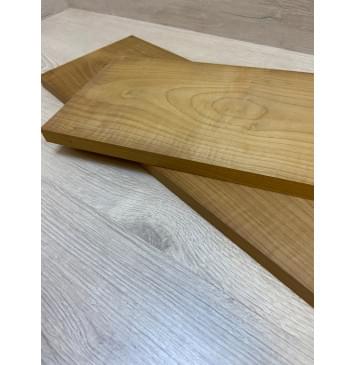 Клён Белый Печёный 180гр заготовка на топ Тангент АА 17х174х510 мм - 2шт (книжкой)-6