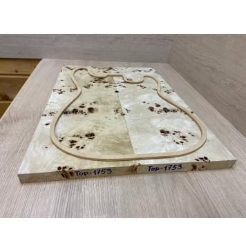 Тополь Кап заготовка на топ Смешанный ААА 21х192-176х510 мм - 2 шт. (книжкой)-1