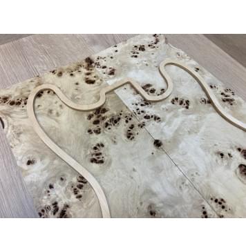 Тополь Кап заготовка на топ Смешанный ААА 21х192-176х510 мм - 2 шт. (книжкой)-3