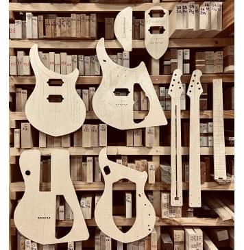 Music Man Majesty 6-String, Hipshot 6-String Fixed, Bolt-on, 24 лада, полный комплект для фрезеровки гитары, фанера 8мм-0