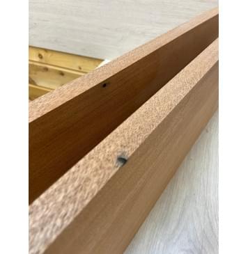 Махагон Кая заготовка на топ Радиал АА 20х222х560 мм - 2 шт. (книжкой) АКЦИЯ-6