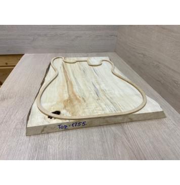 Клён Американский заготовка на топ пол заливку Тангент АА 27х360-295х475-460 мм (цельный)-2