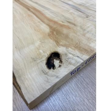 Клён Американский заготовка на топ пол заливку Тангент АА 27х360-295х475-460 мм (цельный)-4