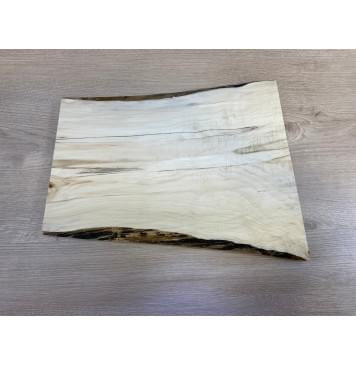 Клён Американский заготовка на топ для Тревел гитары Тангент АА 28х290-212х390-365 мм (цельный)-0