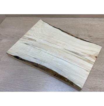 Клён Американский заготовка на топ для Тревел гитары Тангент АА 28х290-212х390-365 мм (цельный)-3