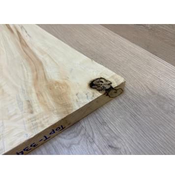 Клён Американский заготовка на топ для Тревел гитары Тангент АА 28х290-212х390-365 мм (цельный)-6