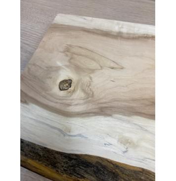 Клён Американский заготовка на топ под заливку для Тревел гитары Тангент А 27х310-200х425-415 мм - (цельный)-5