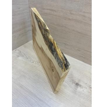 Клён Американский заготовка на топ под заливку для Тревел гитары Тангент А 27х310-200х425-415 мм - (цельный)-11