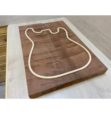 Макоре Пламя заготовка корпуса Тангент ААА Волна АА 44.5х190х570-560 мм - (2 шт) АКЦИЯ Макоре Пламя заготовка корпуса Тангент ААА Волна АА 44.5х190х570-560 мм - (2 шт) АКЦИЯ-4