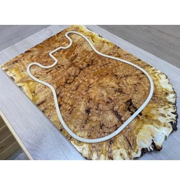 Тополь Белолистка Кап заготовка на топ под заливку Смешанный ААА 24х205-195х560-460 мм - 2шт.(книжкой)-14