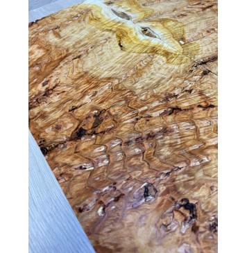 Тополь Белолистка Кап заготовка на топ под заливку Смешанный ААА 24х205-195х560-460 мм - 2шт.(книжкой)-8