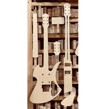 B.C. Rich Guitars Mockingbird LEGACY ST, Schaller Floyd Rose Tremolo, 24,75", Neck-Thru, 24 лада, полный комплект для фрезеровки гитары, фанера 8мм-1