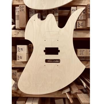 B.C. Rich Guitars Mockingbird LEGACY ST, Schaller Floyd Rose Tremolo, 24,75", Neck-Thru, 24 лада, полный комплект для фрезеровки гитары, фанера 8мм-5