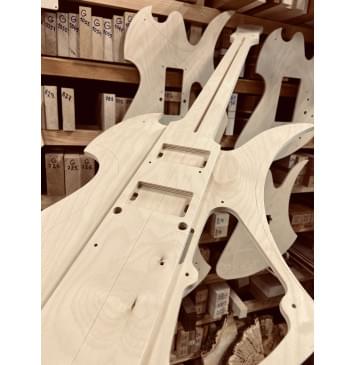 B.C. Rich Guitars Mockingbird LEGACY ST, Schaller Floyd Rose Tremolo, 24,75", Neck-Thru, 24 лада, полный комплект для фрезеровки гитары, фанера 8мм-12