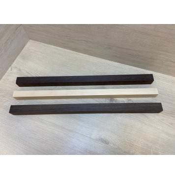 Венге/Клен Белый/Венге заготовка для переклеенного грифа безголовой гитары Радиал ААА 36х(32-27-32)х610 мм - из 3х частей-1