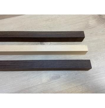 Венге/Клен Белый/Венге заготовка для переклеенного грифа безголовой гитары Радиал ААА 36х(32-27-32)х610 мм - из 3х частей-5