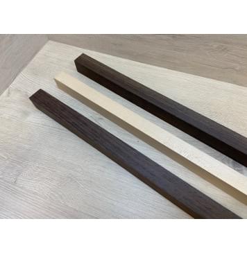 Венге/Клен Белый/Венге заготовка для переклеенного грифа безголовой гитары Радиал ААА 36х(32-27-32)х610 мм - из 3х частей-9