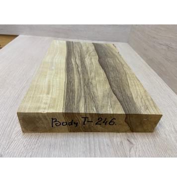 Корина Черная заготовка корпуса для Тревел гитары Радиал АА 49х240х383 мм (Массив) Корина Черная заготовка корпуса для Тревел гитары Радиал АА 49х240х383 мм (Массив)-1