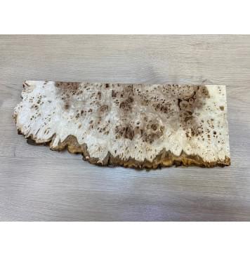 Тополь Кап заготовка на топ под заливку Смешанный ААА 29х180х460 мм - 1 шт (под распил)-2