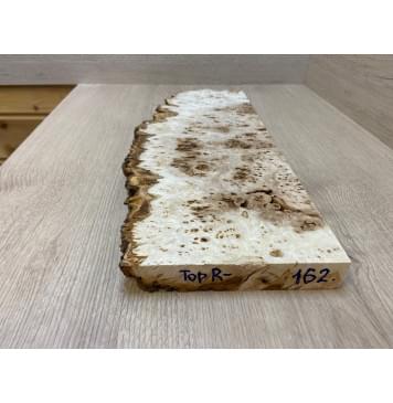 Тополь Кап заготовка на топ под заливку Смешанный ААА 29х180х460 мм - 1 шт (под распил)-3