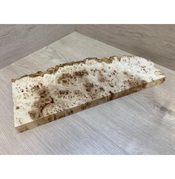 Тополь Кап заготовка на топ под заливку Смешанный ААА 29х180х460 мм - 1 шт (под распил)-4