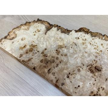 Тополь Кап заготовка на топ под заливку Смешанный ААА 29х180х460 мм - 1 шт (под распил)-10