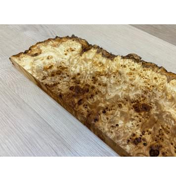 Тополь Кап заготовка на топ под заливку Смешанный ААА 29х180х460 мм - 1 шт (под распил)-9