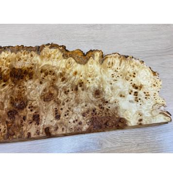 Тополь Кап заготовка на топ под заливку Смешанный ААА 29х180х460 мм - 1 шт (под распил)-13