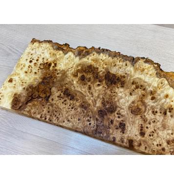 Тополь Кап заготовка на топ под заливку Смешанный ААА 29х180х460 мм - 1 шт (под распил)-15