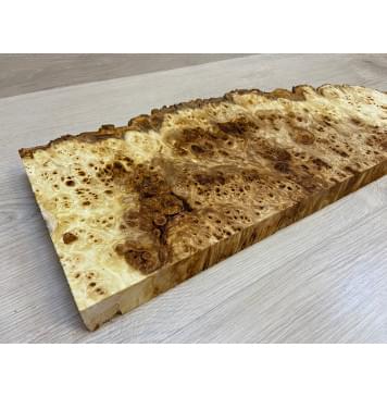 Тополь Кап заготовка на топ под заливку Смешанный ААА 29х180х460 мм - 1 шт (под распил)-11