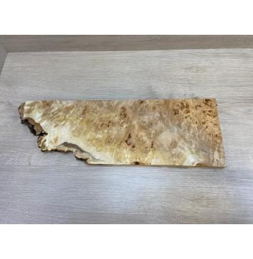 Тополь Белолистка Кап заготовка на топ под заливку Смешанный АА 22х183х500 мм - 1шт (под распил)-2