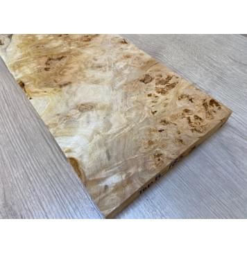 Тополь Белолистка Кап заготовка на топ под заливку Смешанный АА 22х183х500 мм - 1шт (под распил)-4