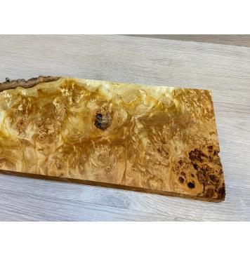 Тополь Белолистка Кап заготовка на топ под заливку Смешанный АА 22х183х500 мм - 1шт (под распил)-11