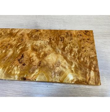 Тополь Белолистка Кап заготовка на топ под заливку Смешанный АА 22х183х500 мм - 1шт (под распил)-14