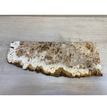 Тополь Кап заготовка на топ под заливку Смешанный ААА 28х180х480 мм - 1шт (под распил)-2