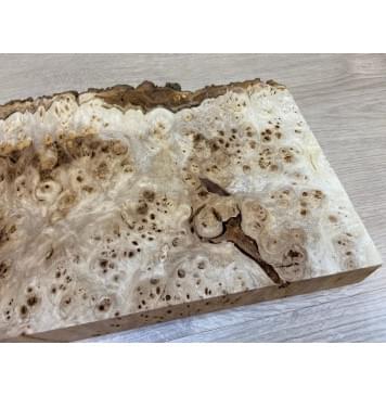 Тополь Кап заготовка на топ под заливку Смешанный ААА 28х180х480 мм - 1шт (под распил)-7