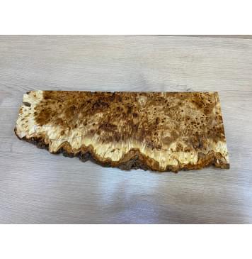 Тополь Кап заготовка на топ под заливку Смешанный ААА 28х180х480 мм - 1шт (под распил)-0