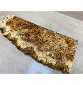 Тополь Кап заготовка на топ под заливку Смешанный ААА 28х180х480 мм - 1шт (под распил)-14