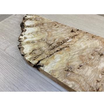 Тополь Белолистка Кап заготовка на топ под заливку Смешанный ААА 33х187-182х600-460 мм - 1шт (под распил)-5