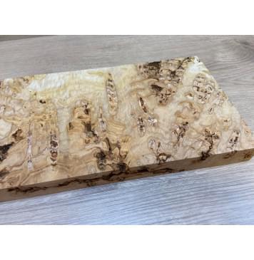 Тополь Белолистка Кап заготовка на топ под заливку Смешанный ААА 33х187-182х600-460 мм - 1шт (под распил)-8