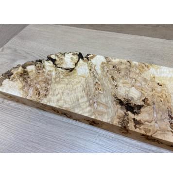 Тополь Белолистка Кап заготовка на топ под заливку Смешанный ААА 33х187-182х600-460 мм - 1шт (под распил)-9