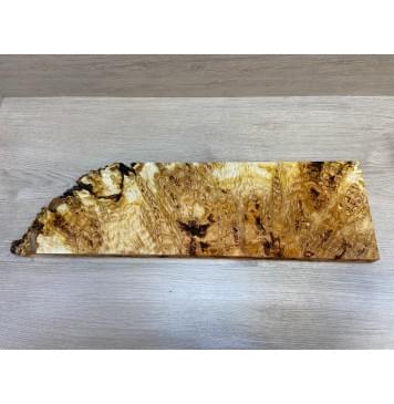 Тополь Белолистка Кап заготовка на топ под заливку Смешанный ААА 33х187-182х600-460 мм - 1шт (под распил)-0