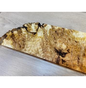 Тополь Белолистка Кап заготовка на топ под заливку Смешанный ААА 33х187-182х600-460 мм - 1шт (под распил)-10