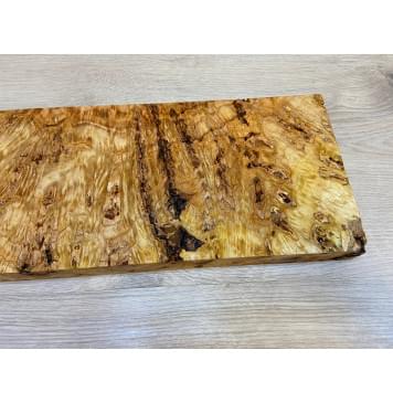 Тополь Белолистка Кап заготовка на топ под заливку Смешанный ААА 33х187-182х600-460 мм - 1шт (под распил)-12