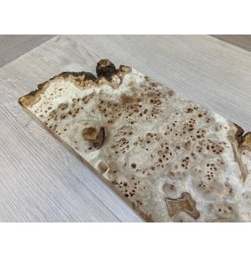 Тополь Кап заготовка на топ под заливку Смешанный ААА 31х160х460 мм - 1шт (под распил)-5