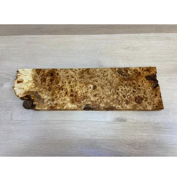 Тополь Кап заготовка на топ под заливку Смешанный ААА 31х160х460 мм - 1шт (под распил)-13