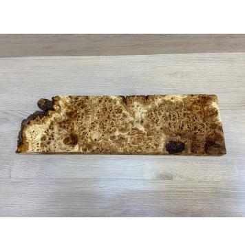 Тополь Кап заготовка на топ под заливку Смешанный ААА 31х160х460 мм - 1шт (под распил)-14