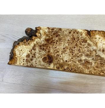 Тополь Кап заготовка на топ под заливку Смешанный ААА 31х160х460 мм - 1шт (под распил)-15