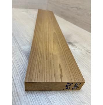 Клён Печёный 180гр заготовка гифа для Безголовой гитары Смешанный АА 27х105х595 мм-1